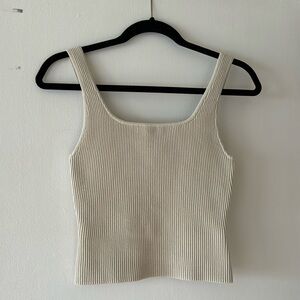 Aritzia Sculpt Knit Squareneck Tank